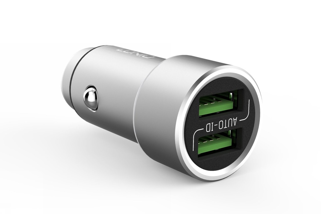 Chargeur usb allume cigare 12-24VDC auto ID 5V3.6A + cable  apple