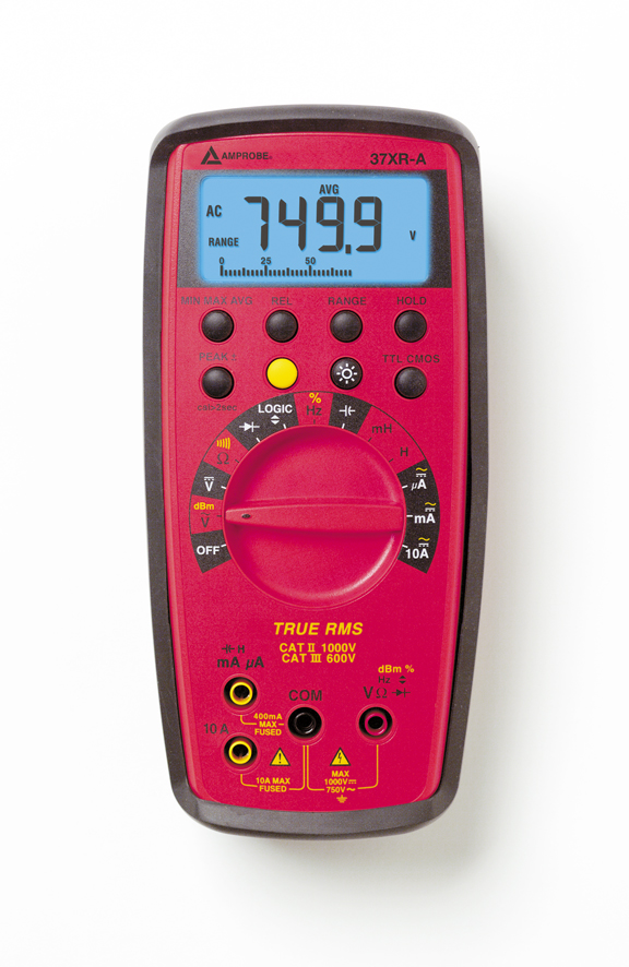 Multimètre numérique professionnel,VAC/DC IAC/DC OHM mesure de capacité, temp, Hz, inductance, rapport cyclique,  DBm.