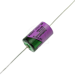 PILE LITHIUM 1/2AA 3.6V 1100mAH FILS AXIALES