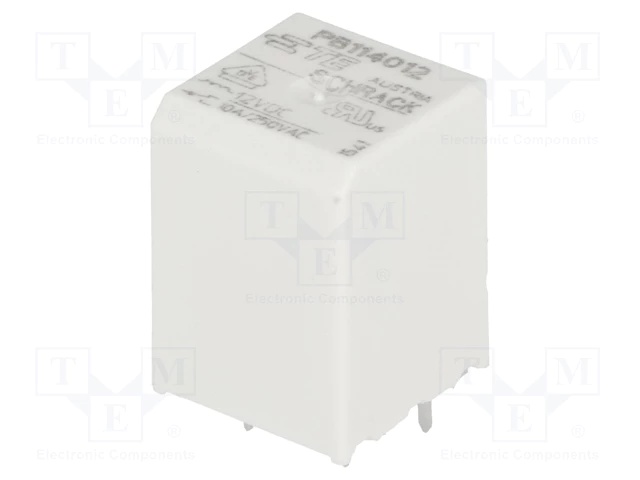 Relais: électromagnétique; SPDT; Ude bobine: 12VDC; 10A/250VAC