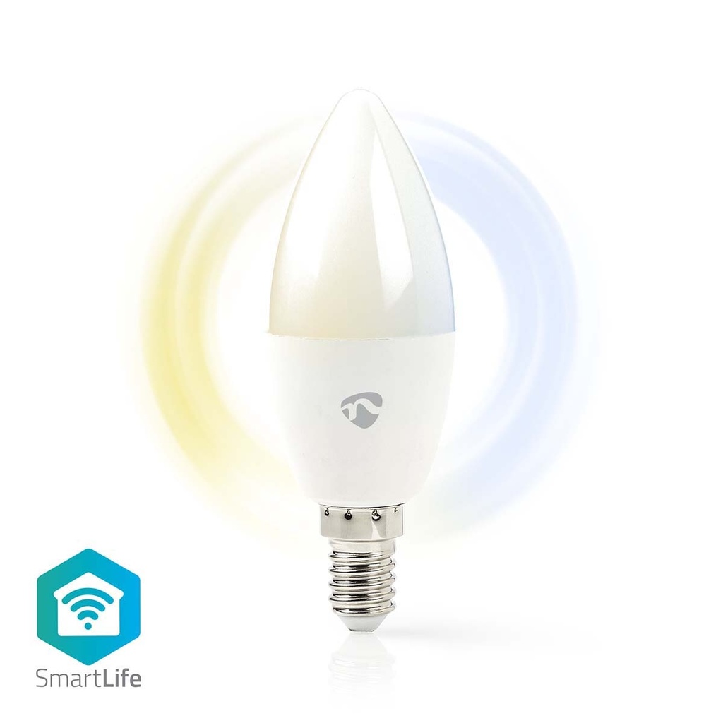 Ampoule SmartLife | Wi-Fi | E14 | 470 lm | 4.9 W | Blanc chaud à frais | 2700 - 6500 K | Android / IOS | Bougie | 1 pièces