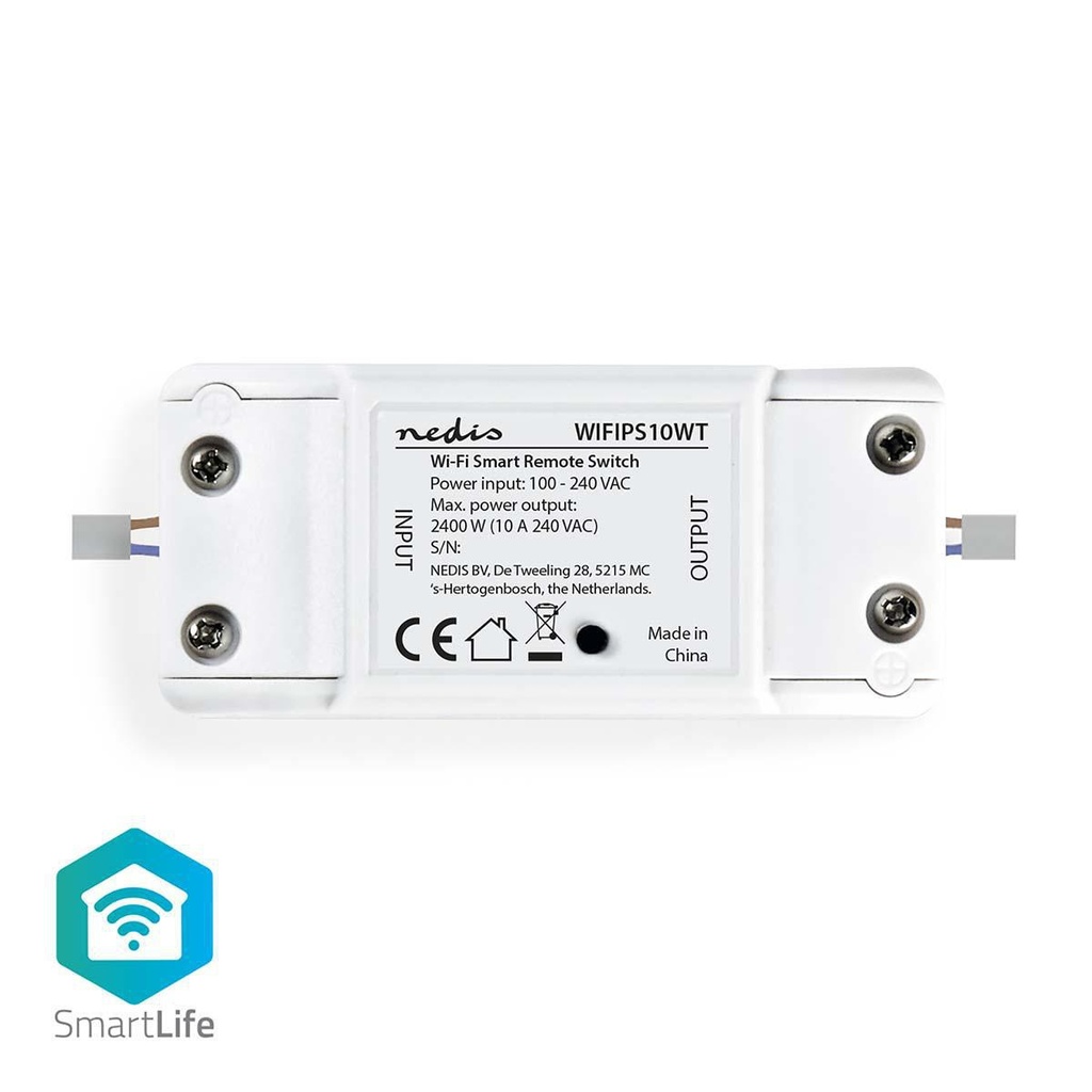 Module intégré SmartLife | Interrupteur | 2400 W | Bloc de jonction | Application disponible pour: Android / IOS