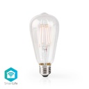 LED SmartLife à intensité variable | Wi-Fi | E14 | 400 lm | 5 W | Blanc Chaud | 2700 K | Verre | Android / IOS | Bougie | 1 piè