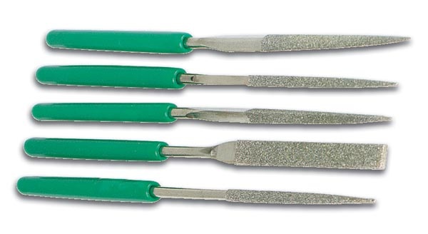 JEU DE 5 LIMES DIAMANTÉES