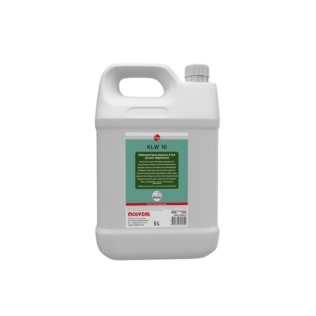 DEGRAISSANT-ECORESPONSABLE-KL W10-JERRYCAN 5L  