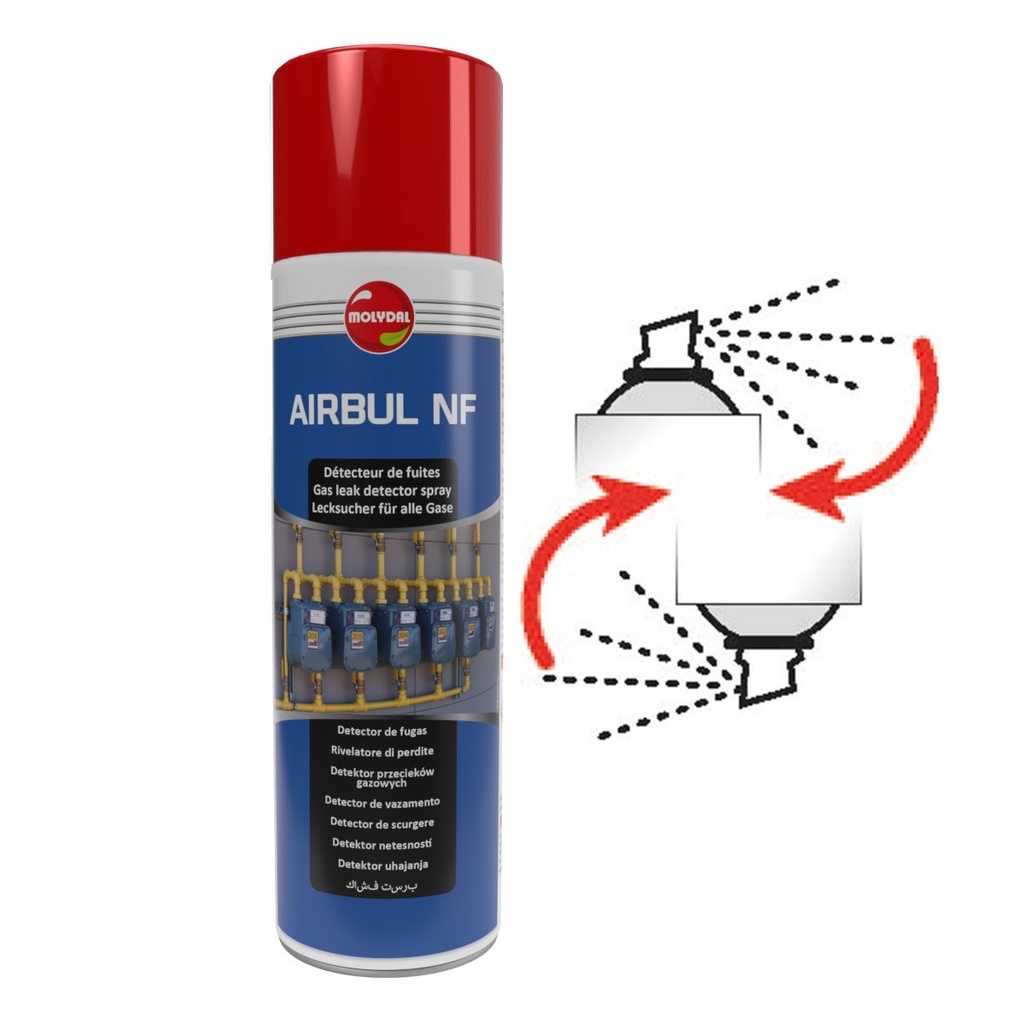 DETECTEUR DE FUITES-AIRBUL NF-AEROSOL 650/400ML  