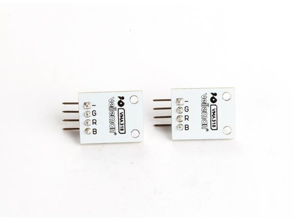 **VOIRWPM318** MODULE RGB LED 3 COULEURS COMPATIBLE ARDUINO® (2 pcs) 