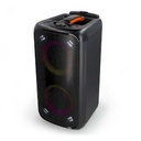 Haut-parleur BlueTooth® Party | Autonomie de la batterie 1 en utilisation standard: 300 min | 240 W | Poignée | Lumières de fête | Égaliseur | Noir / Orange