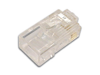 **OBS VOIR 8P8CR** FICHE MODULAIRE RJ45 8P8C POUR CABLES RONDS