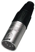 **OBS VOIR NC5MXX** NEUTRIK - CONNECTEUR XLR, 5 POINTS MÂLE, ARGENTÉ, NICKEL