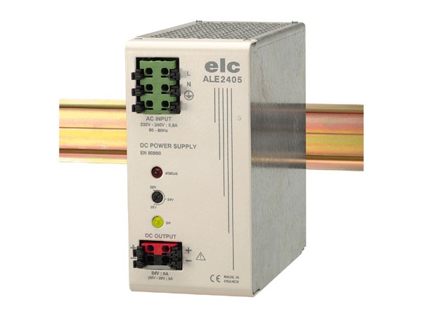 ALIM STABILISEE EQUIP 24V 5A (AJ 20 29V) FIXATION DIN 60W