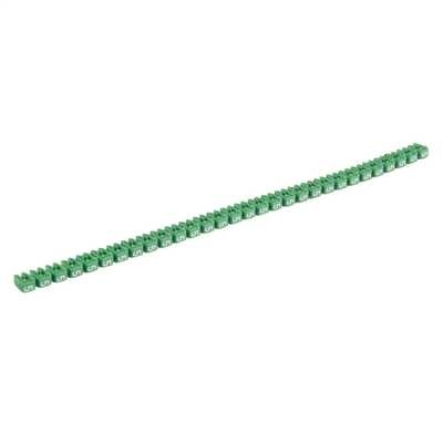 Repère CAB 3 pour filerie 0,5mm² à 1,5mm² et blocs de jonction Viking 3 avec chiffre 5 sur fond vert