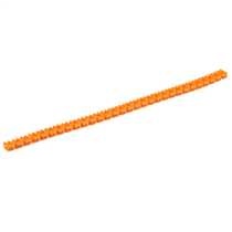 Repère CAB 3 pour filerie 0,5mm² à 1,5mm² et blocs de jonction Viking 3 avec chiffre 3 sur fond orange