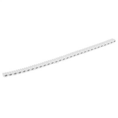 Repère CAB 3 pour filerie 0,5mm² à 1,5mm² et blocs de jonction Viking 3 avec chiffre 9 sur fond blanc