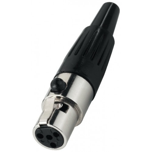 MINI XLR 4P FEM. METAL