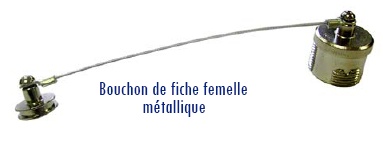 BOUCHON FICHE FEMELLE BOITIER N°1