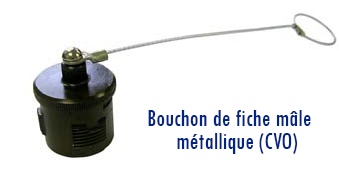 BOUCHON FICHE MÂLE BOITIER N°2