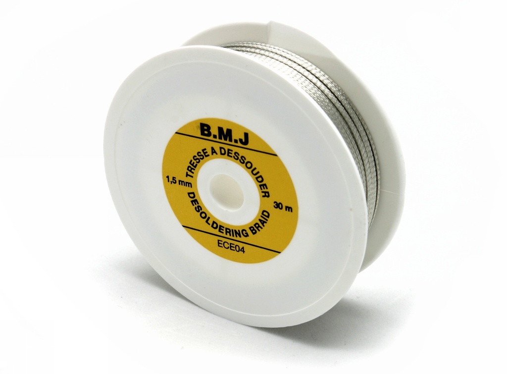Tresse étamée 1,5 mm 30M