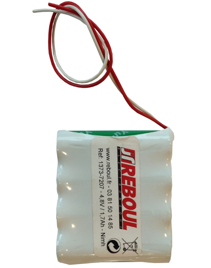 PACK ACCUS 4.8V 1700MAH NIMH (4xAA) ST1/SG/FILS YUASA 