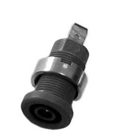 douille sécu rac. Faston 4.8 v. industrie noire