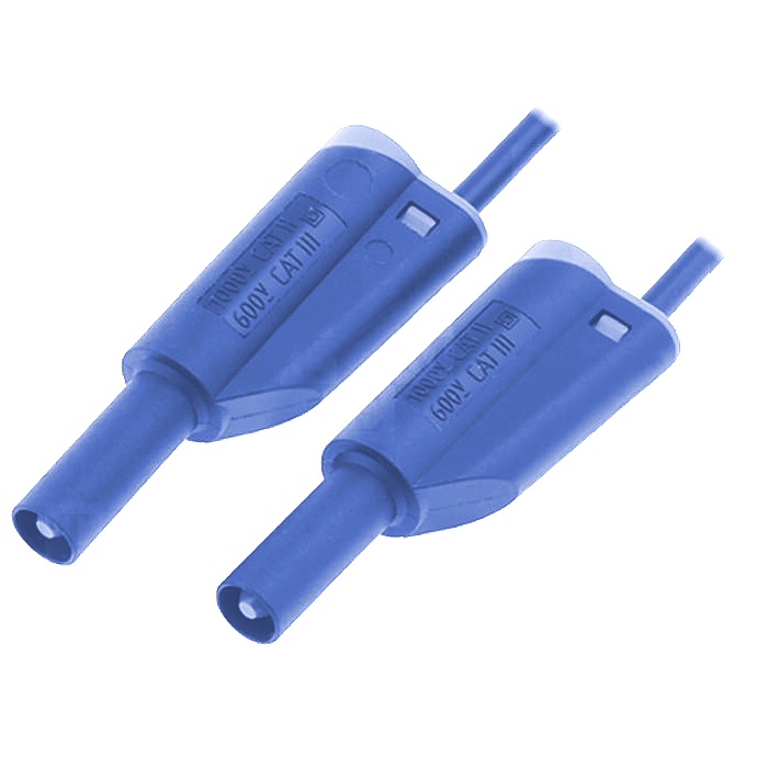 fiche mâle sécu d4 + fourreau fixe + rep.ARS d4 bleue