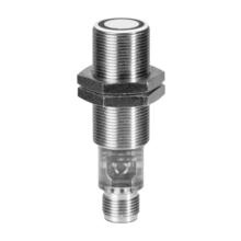 Détecteur de proximité à ultrasons Boîtier métallique  M18*64mm, IP67 sortie Push-Pull NO/NC, connecteur M12 4 pôles portée 100.