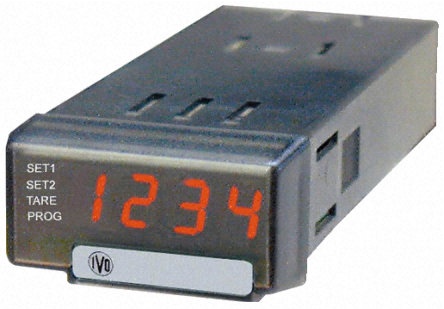 Indicateur de process, affichage Led 4 digits, 2 sorties relais, alimentation 10,5-70 VDC et 21-53 VAC