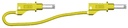 cordon sécu. d4 rep.AR PVC 0.75mm² Lg 50cm jaune