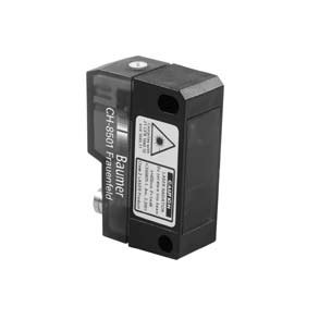 Laser à élimination d'arrière plan  Boîtier plastique 31*43*14,8  PNP - claire/sombre - connecteur M8 4 pôles  Portée max : 350m