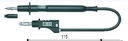 c. PT d2 + fiche rep. AR d4 PVC 1.00mm² Lg 100 cm rouge