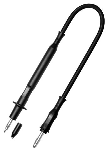 c. PT d2 + f. mâle simple d4 PVC 1.00mm² Lg 100 cm noir