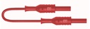 C.prolongateur F-F sécu.d4 PVC 1.5mm² Lg100cm rouge