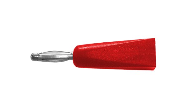 fiche mâle diam. 2 V. industrie rouge