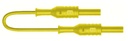 C.prolongateur F-F sécu.d4 PVC 1.5mm² Lg25cm jaune