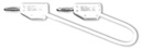 cordon lab rep.AR d.2 PVC 0.40mm² Lg 50 cm blanc