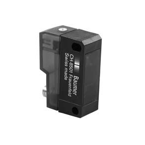 Cellule à élimination d'arrière plan  Boîtier plastique 14*43*31  PNP - claire/sombre - connecteur M8 4 pôles  Portée max : 500 