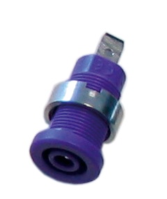 douille sécu rac. Faston 4.8 v. industrie bleue