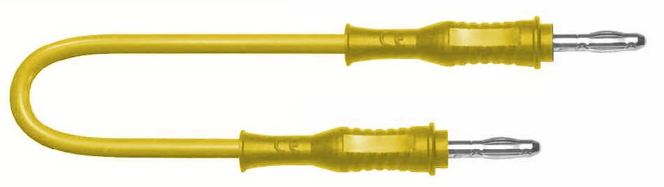 c.MM simple d.4 PVC 0.75mm² Lg 100 cm jaune