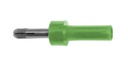 adaptateur de sécurité étroit vert