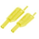 fiche mâle sécu d4 + fourreau fixe + rep.ARS d4 jaune