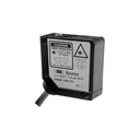 Laser reflex pôlarisée  Boîtier métallique 35*35*12  PNP - claire/sombre - sortie câble 2m  Portée max : 5m