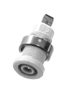 douille sécu rac. Faston 4.8 v. industrie blanche