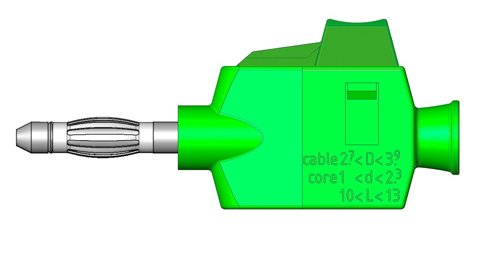 fiche mâle d.4 raccord rapide rouge