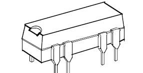 RELAIS REED 1A/5V/DIODE