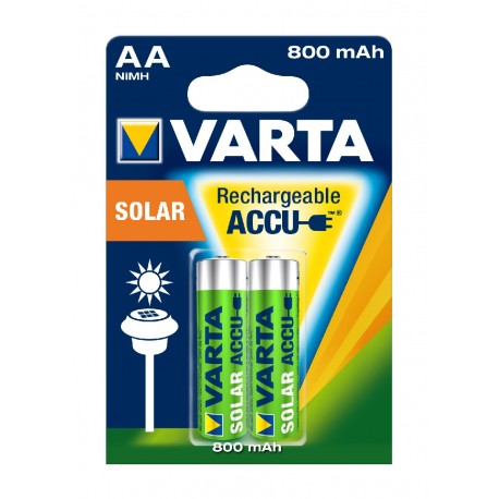 Accu Solar AA/HR6 800 mAh. Blister x2