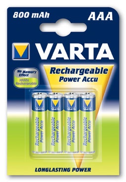 ACCU AAA/R03 x 4 - 800 mAh pré-chargés