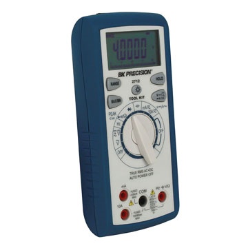 Multimètre numérique de poche 10 000 points TRMS AC+DC. UDC 1000V, UAC 750V. Courant 10A AC/DC. Résistance 40Mohms. Capacité 40µ