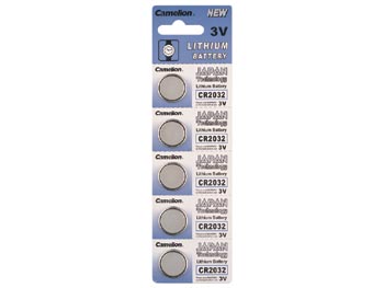 LITHIUM 2032 3.0V-230mAh (5pcs/bl)