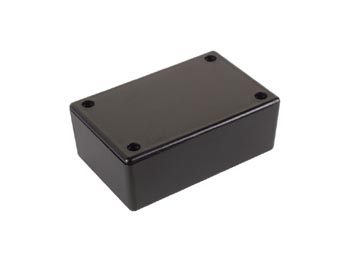 COFFRET PLASTIQUE - NOIR 85 x 55 x 30mm