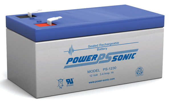 Batterie 12V 3.4A 134x67x60  F1